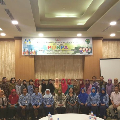 Pelatihan bagi Anggota Forum PUSPA(Partisipasi Publik untuk Kesejahteraan Perempuan dan Anak)