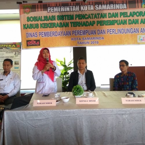 SOSIALISASI SISTEM PENCATATAN DAN PELAPORAN KASUS KEKERASAN TERHADAP PEREMPUAN DAN ANAK KOTA SAMARINDA