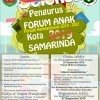 Seleksi Anggota Forum Anak Kota Samarinda kepengurusan 2019 s/d 2023