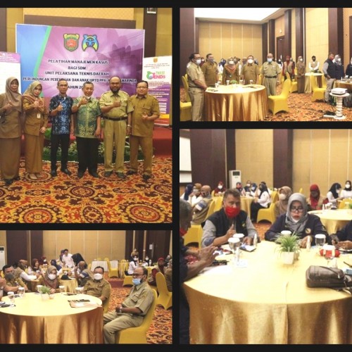 Pelatihan Manajemen Kasus Bagi SDM Unit Pelaksana Teknis Daerah Perlindungan Perempuan dan Anak (UPTD PPA) Kota Samarinda Tahun 2021.