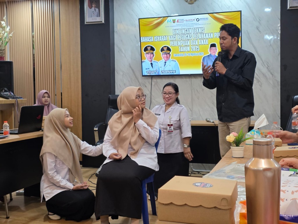 Bimtek Bahasa Isyarat untuk Layanan Perempuan & Anak 🌷