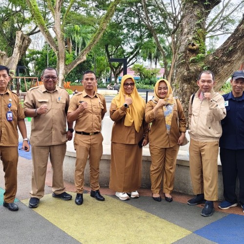 Sinergi Antar Dinas, Pembenahan Fasilitas Edu Park Dimulai dari Peninjauan Lapangan