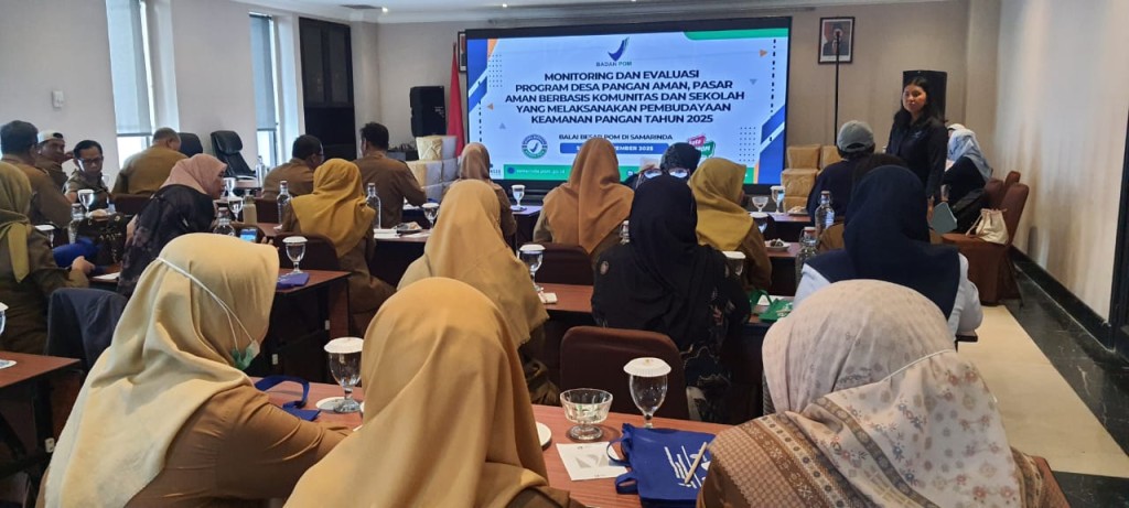 DP2PA Samarinda Hadiri Monitoring dan Evaluasi Program Keamanan Pangan Tahun 2025