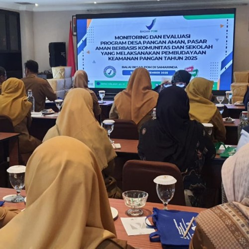 DP2PA Samarinda Hadiri Monitoring dan Evaluasi Program Keamanan Pangan Tahun 2025