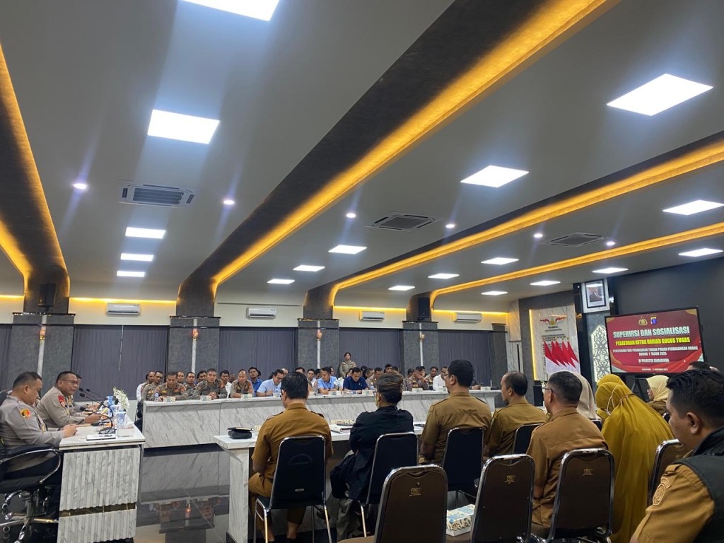 Supervisi dan Sosialisasi terkait dengan Peraturan Harian Gugus Tugas Pencegahan dan Penanganan Tindak Pidana Perdagangan Orang