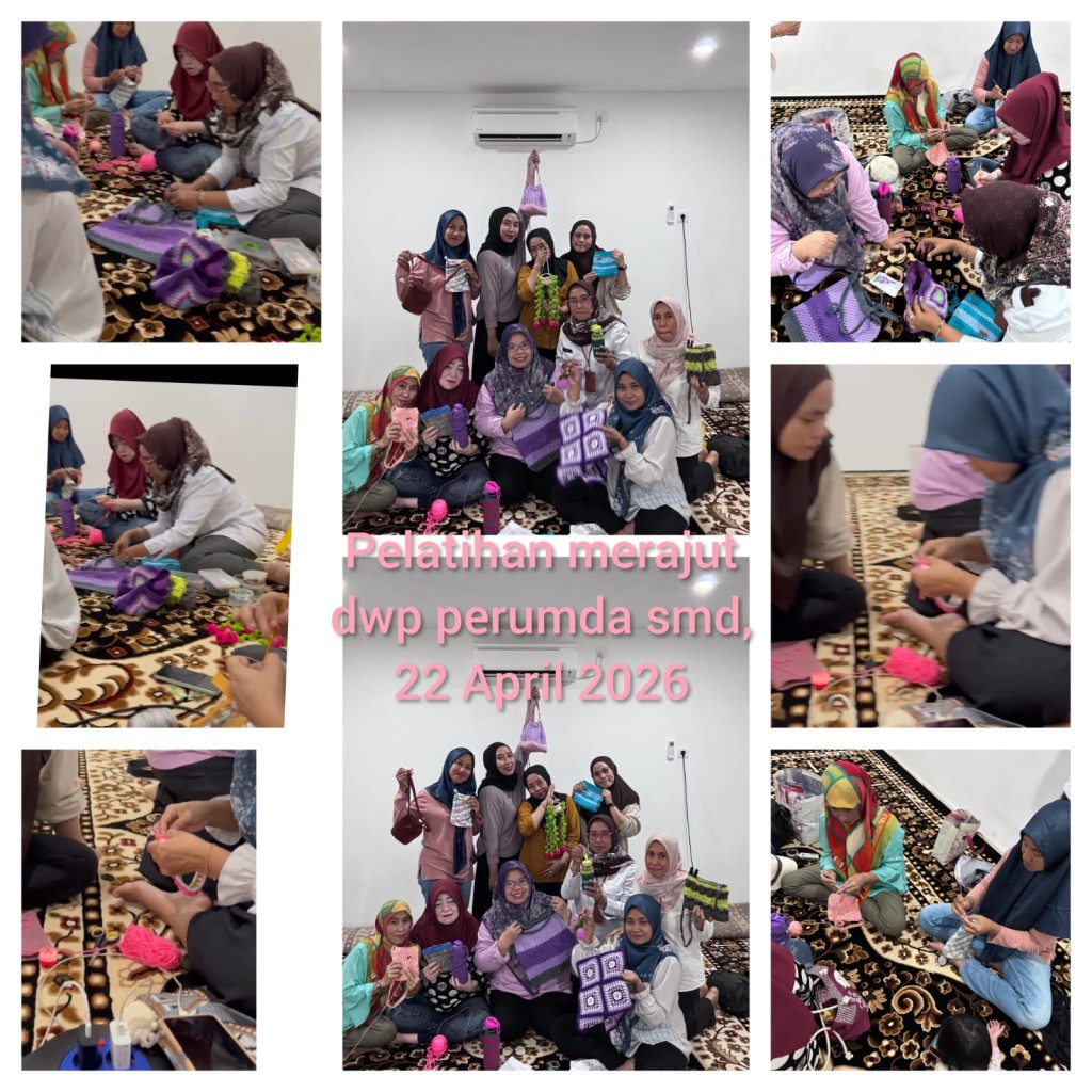 DP2PA Samarinda Laksanakan Pendampingan Soft Skill Merajut bagi Anggota DWP Perumda