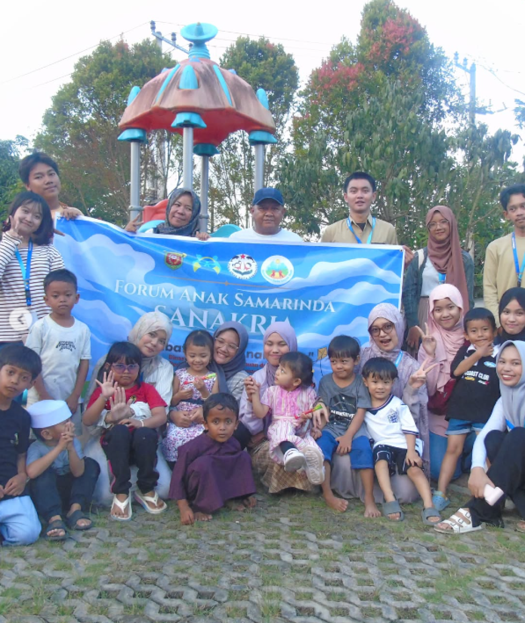 melalui kegiatan SANAKRIA (Sahabat Taman Anak Ceria), Forum Anak Samarnda dorong Terciptanya Ruang Bermain Aman dan Menyenangkan